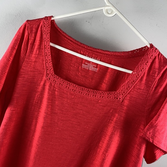 Talbots Plus basic top coral - Picture 2 of 4